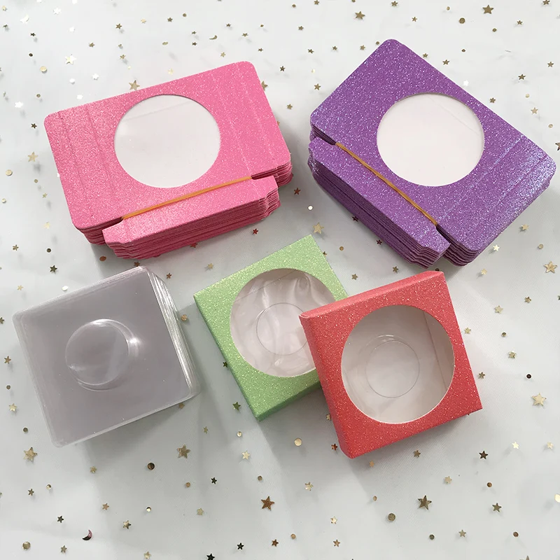 25 мм норковые ресницы на заказ упаковка пустая блестящая квадратная бумажная