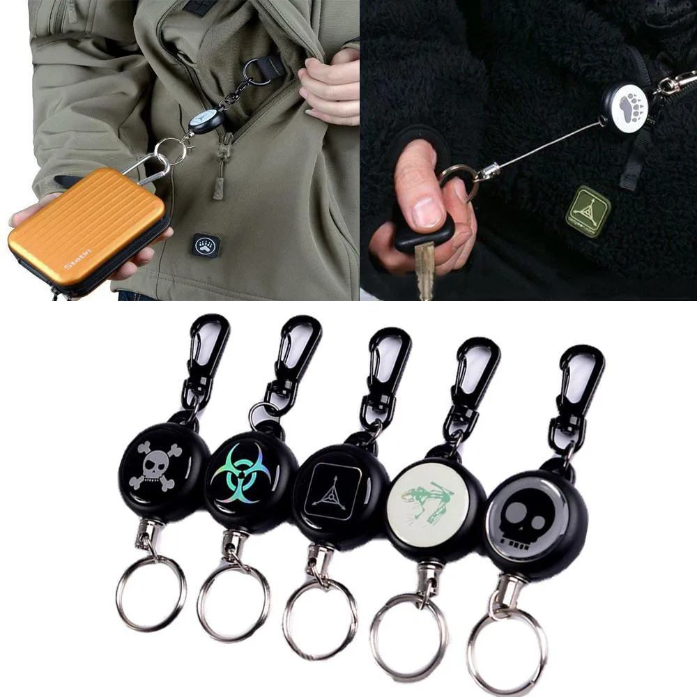 Брелок для ключей держатель офисной катушки Реверсивный брелок ремешок кольцо