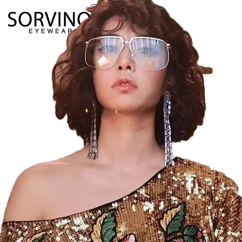 Мужские и женские солнцезащитные очки SORVINO Винтажные Солнцезащитные с