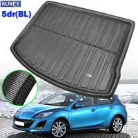 accessories fit for mazda 3 m3 bl hatchback 2009 2013 boot liner rear trunk mat cargo tray floor carpet mud kick 2010 2011 2012