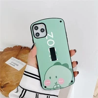 cartoon animal phone case for iphone 11 12 pro x xr xs max case 7 8 6 6s plus se 2020 soft tpu silicone candy coque holder cover