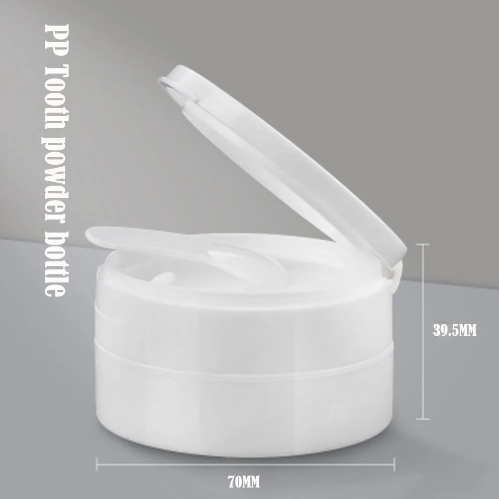 

1pc 50g Plastic Empty Makeup Jar Pot Refillable Sample Bottles Travel Face Cream Lotion Cosmetic Container White