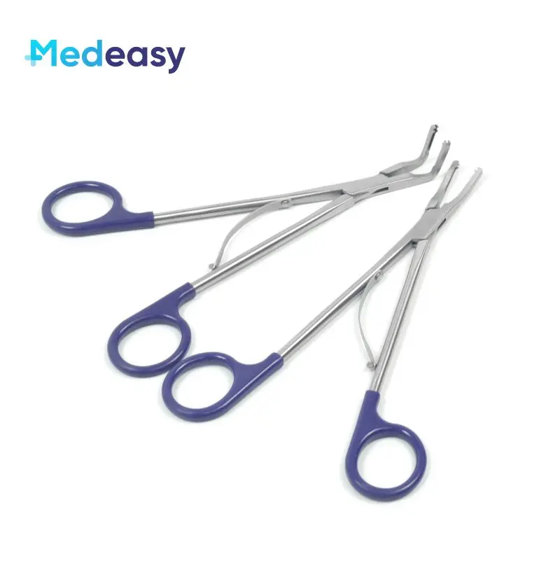 Laparoscopic open surgery clip applier, polymer clips applicator M size