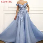 Кружево 3D цветы с открытыми плечами платье для выпускного вечера платье партии де Mariage Vestido De Fiesta De Boda; Платья для выпускного