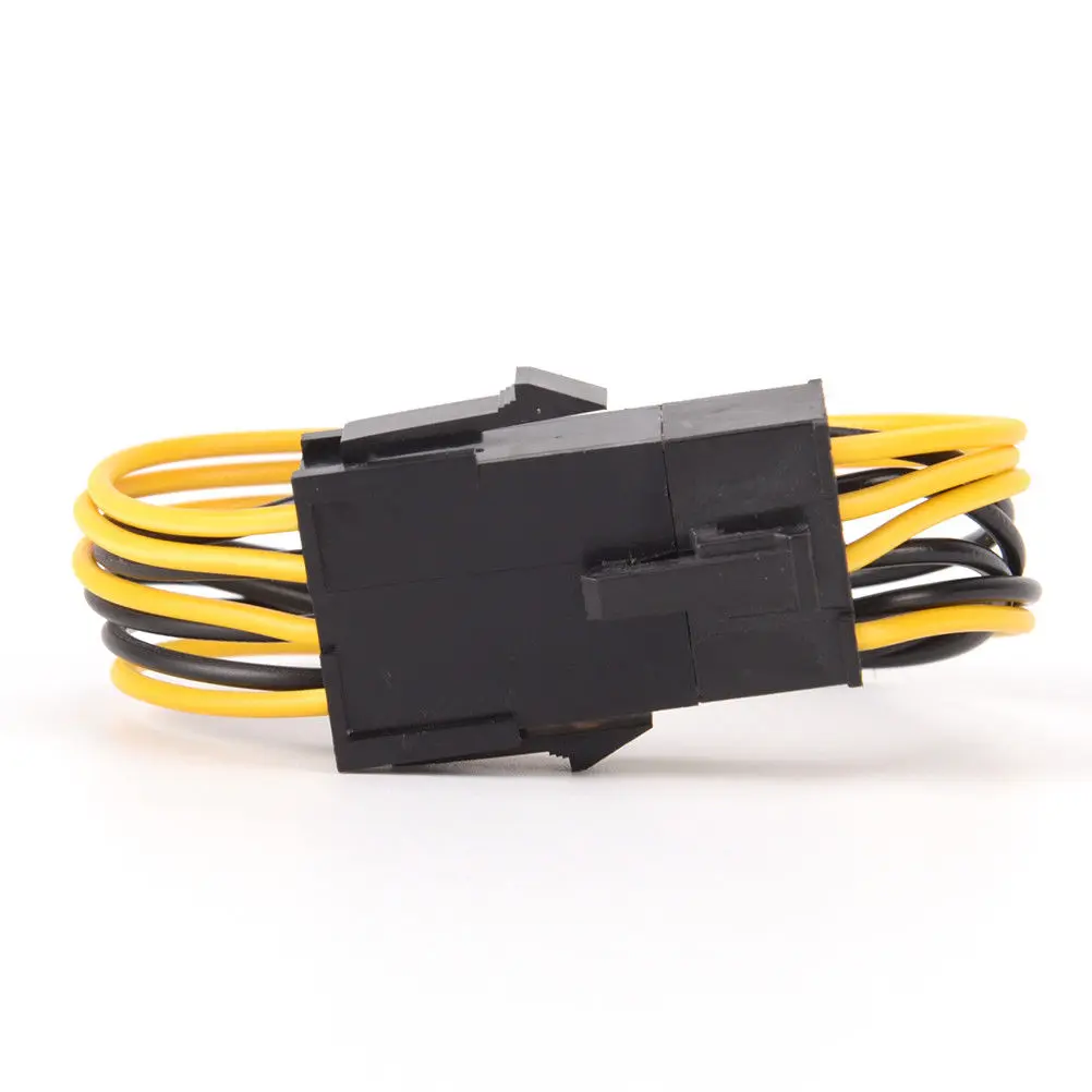 

19cm 8 Pin to 8 Pin ATX EPS Male to Female Power Extension PSU Mainboard Power Extension Adapter Cable