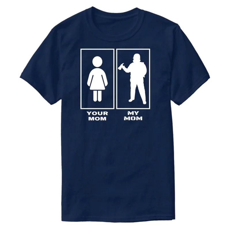 Забавная футболка с принтом ваша мама горд пожарный сын и дочь для мужчин 2020 г.