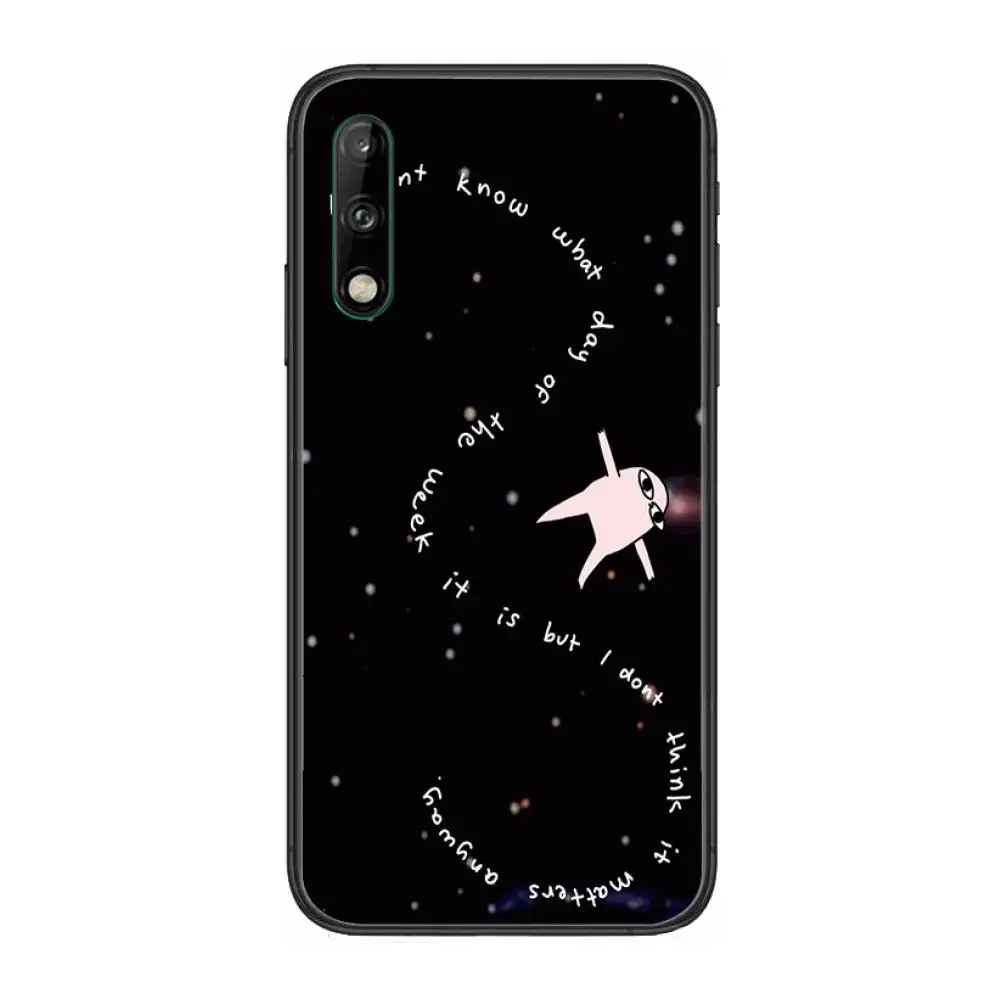 

K Clear Phone Case For Huawei Y 5 6 7 8 9 A P S Pro 2020 2019 Black Etui Coque Hoesjes Comic Fashion
