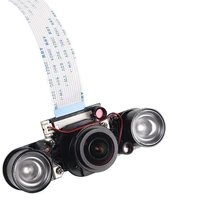 infrared night 5mp raspberry pi camera module with 175 degree wide angle fisheyes lens for raspberry pi 4 3 b3 b