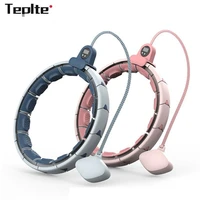adjustable smart sport hoop with massage ball counting fitness thin waist abdominal ring exercise circle home training tool