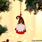 1 шт. новейшие новогодние 2022 деревянные рождественские украшения, Рождественская елка сделай сам, кулон в виде лося, Рождественское украшение для дома