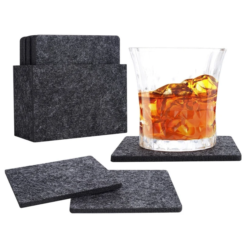 8 шт. натурального войлока утолщенной каботажное судно Портативный бытовой ретро