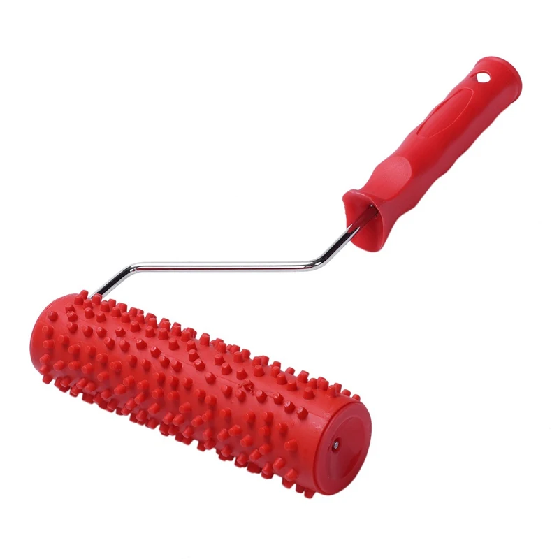 7Inch Embossed Raindrop Painting Roller With Plastic Handle For Wall Decoration | Дом и сад