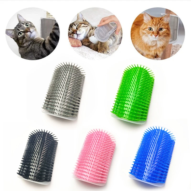 

Cat Corner Scratching and Scratching Device for Cat Plastic Massager Toy Cat Hair Removal Brush for Cat Scratching Device