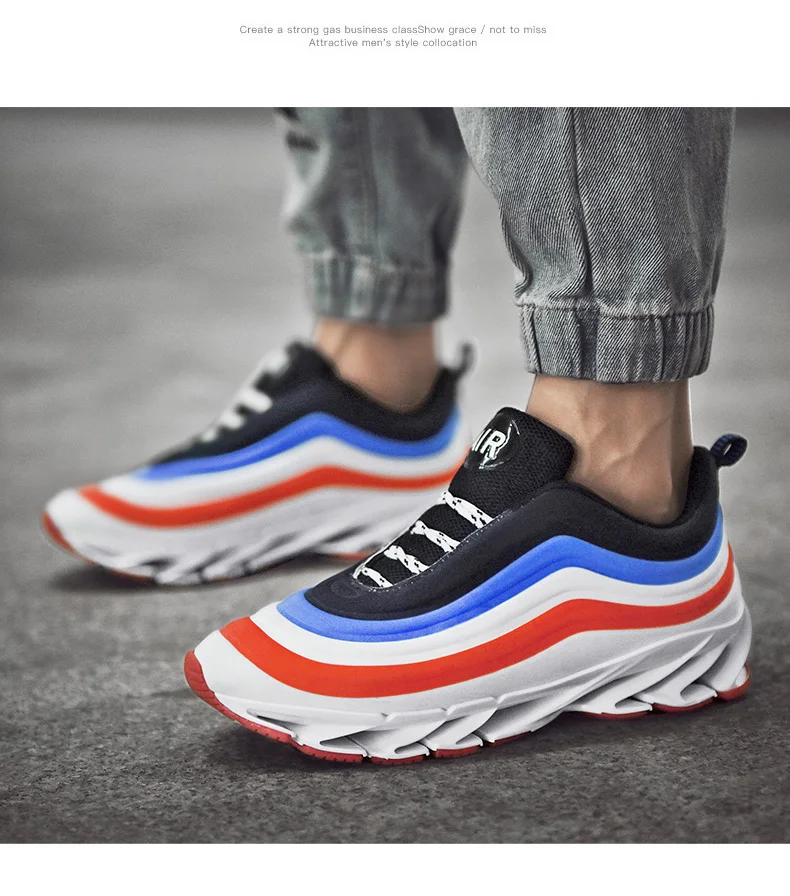 NIKEZI Размер 39-46 мужской официальный Весенний клинок Max Air 97 для бега Athleisure Sport Yeezys Досуг Прогулочные кроссовки