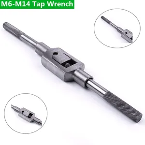 Держатель для ручного метчика 223 мм, петля для метчика M6-M14 из быстрорежущей стали, гаечный ключ прямой Метчик для общей точности требований, инструменты для нарезания метчиков