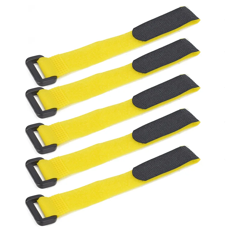 20X200mm yellow 5 шт./партия, держатель для руля велосипеда, держатель для велосипедного фонарика, веревка, повязки, универсальный нейлоновый липкий галстук, фиксированные элементы, Ручка велосипеда - Цвет: 20X200mm yellow