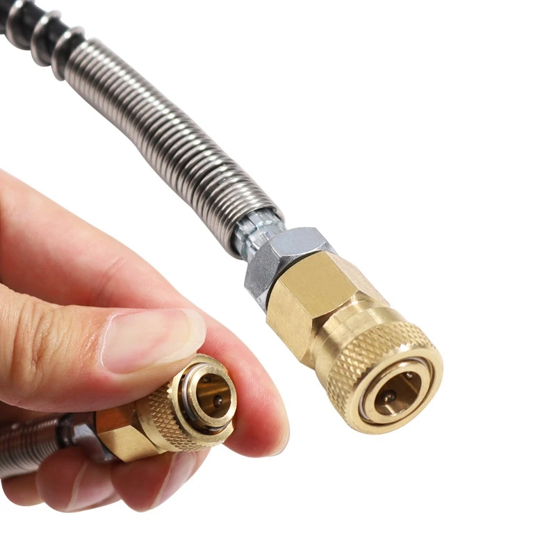 M18X1.5 Thread 4500Psi SCBA Valve Regulator Fill Station Hose for PCP Air Tank | Спорт и развлечения