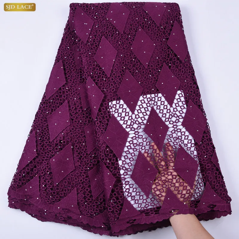 

Red Water Soluble African Lace Fabric Environmentally Friendly Low Temperature Nonwoven Embroidered Fabric Cord Lace A1708