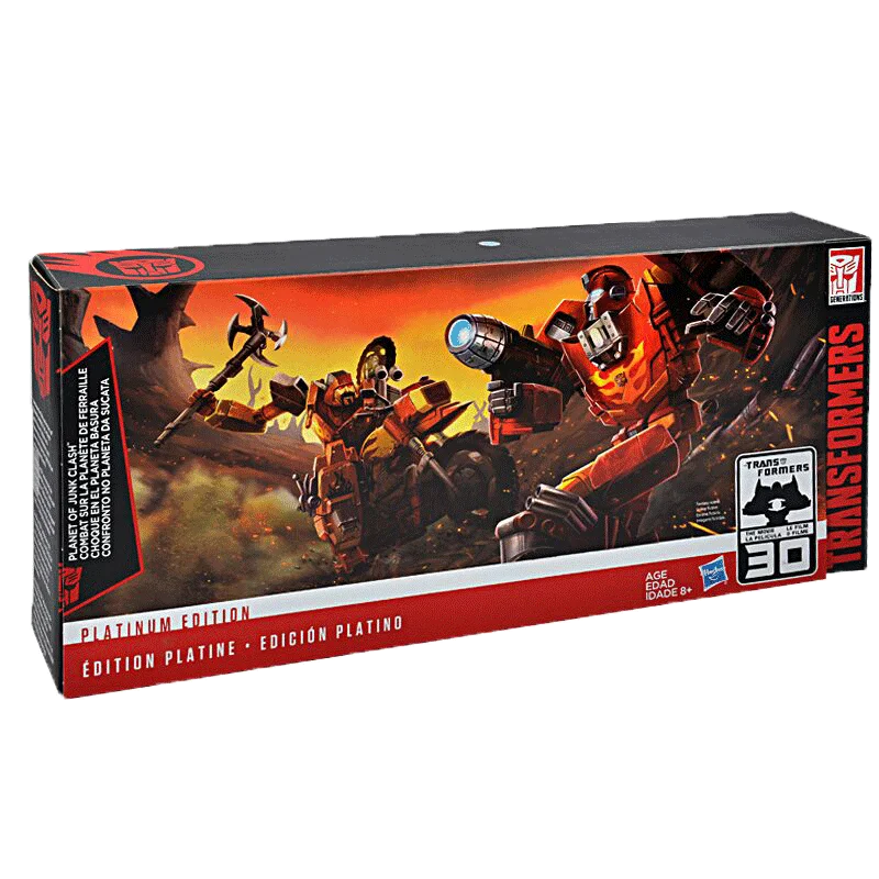 

Hasbro Genuine Transformers Platinum Edition Rescue Vehicle/Hot Break/Trash Star Man Boxed Classic Toy Model Children Gift 14cm