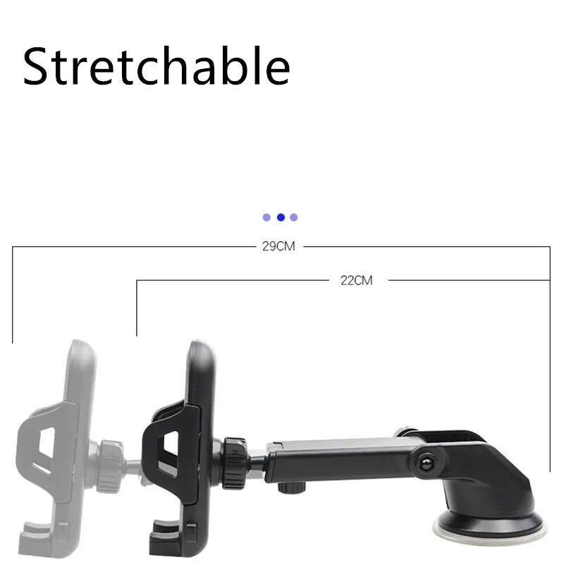 Universal Car Windshield Dashboard Mount Cell Phone Holder 360 Degree Rotation 3 In 1 Suction Cup Mobile Stand Bracket | Автомобили и