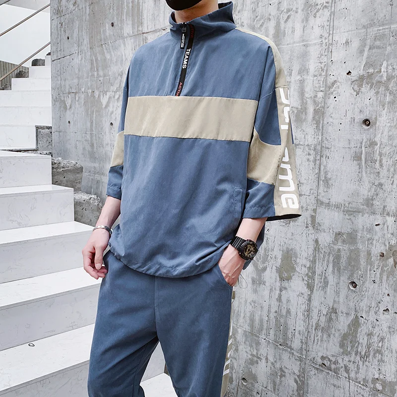VOGUELEO 2019 новый стиль модный спортивный костюм полиэстер CasualThree Quarter Толстовка на
