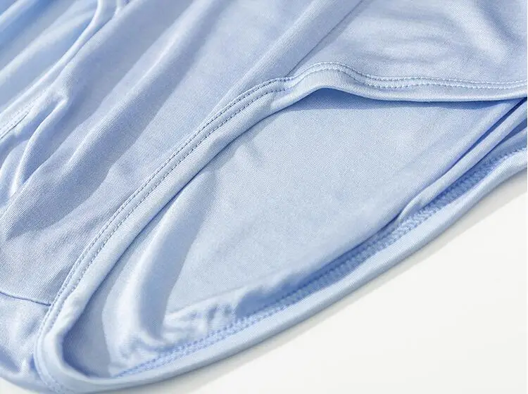 Мужские трусы из 30% натурального шелка 70% вискозы нижнее белье L XL 2XL 3XL 1061 | Мужская