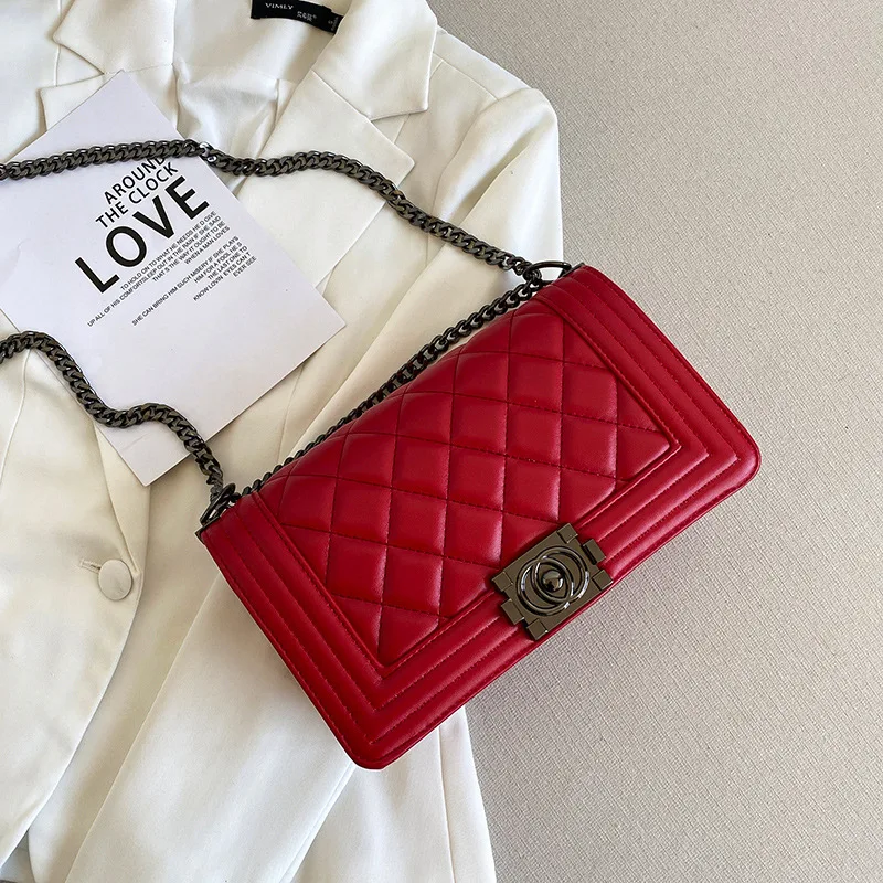 

Bags for Women 2021 New Luxury Handbags Spring/Summer Retro Chain Bag Women Shoulder Bag Large Capacity Messenger Bag Ladies Bag