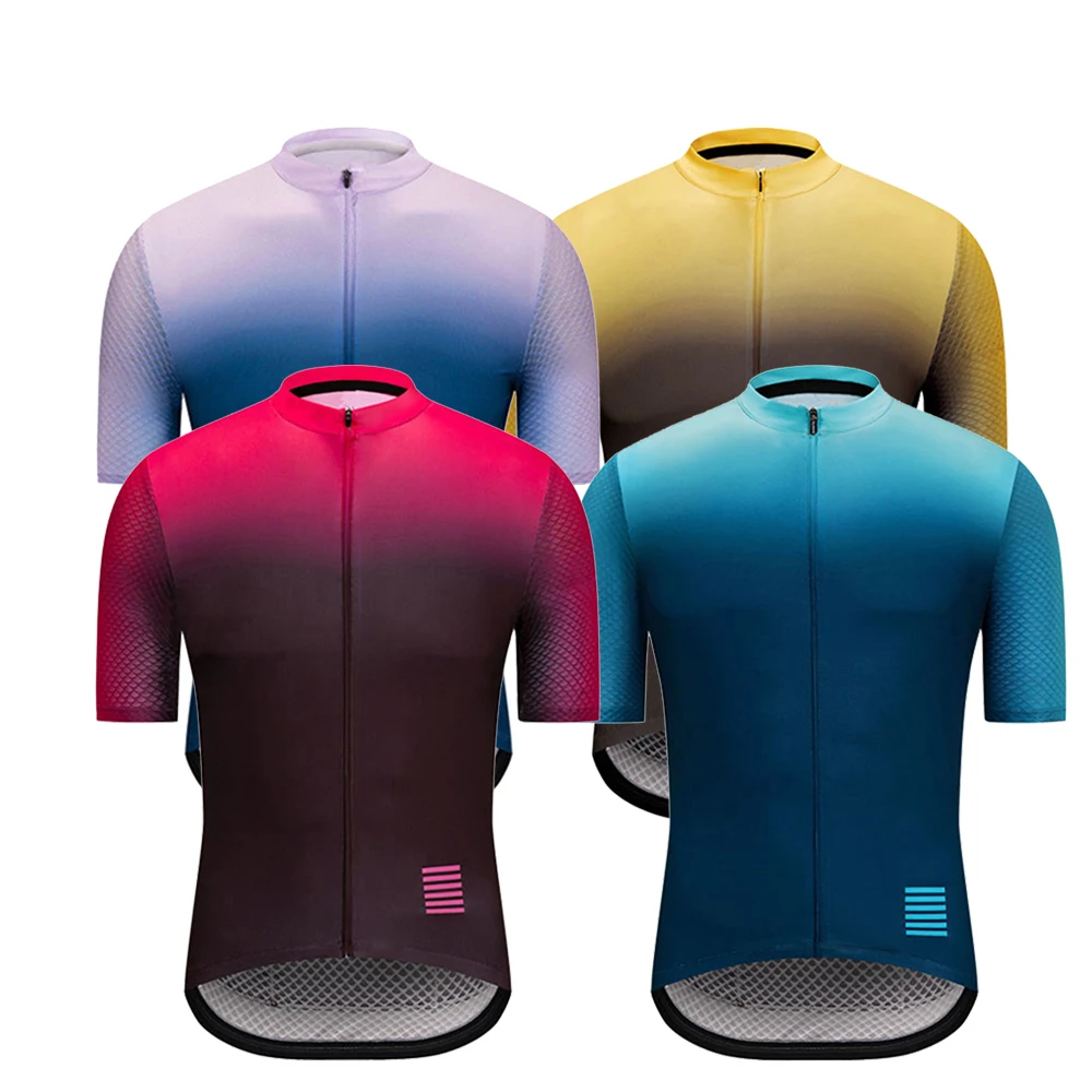 Высокое качество ткани Велоспорт Джерси 2019 Мужская велосипедная футболка MTB