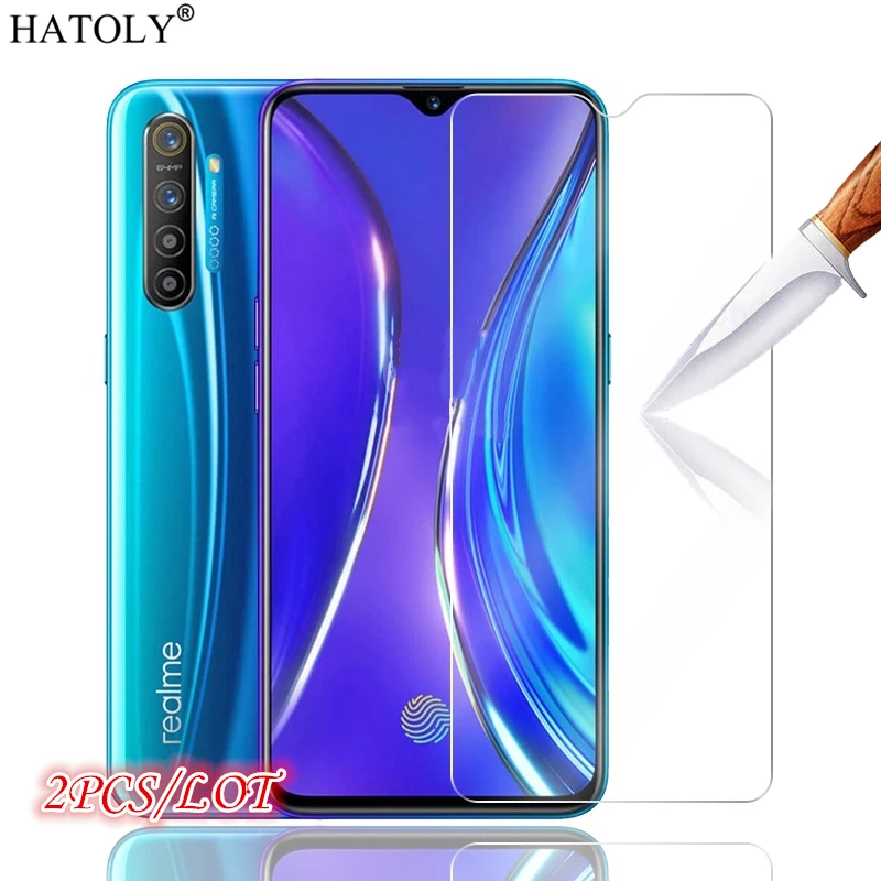 2 uds vidrio en Realme X2 vidrio templado para Oppo Realme X2 Protector de pantalla del tel&eacute;fono ultrafino vidrio Protector para Oppo Realme X2-0