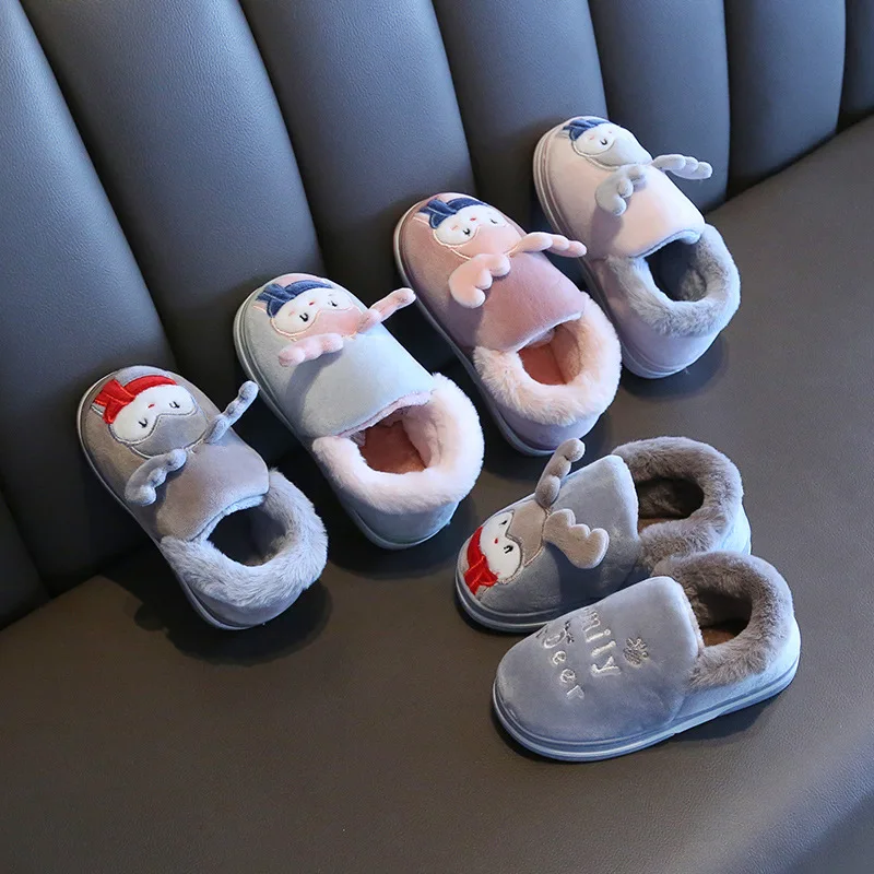 Тапочки унисекс с героями мультфильмов милые пушистые тапочки домашняя теплая
