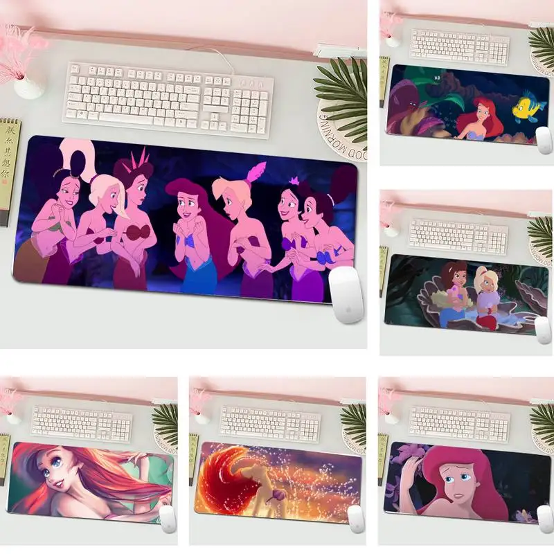 

Disney Ariel's Beginning Beautiful Anime Mouse Mat L Large Gamer Keyboard PC Desk Mat Computer Tablet Gaming Mouse Pad