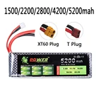 Лев мощность 1500 мАч, 2200 мАч, 2800 мАч, 4200 мАч, 5200 мАч, 11,1 v литий-полимерный аккумулятор для RC автомобиль игрушки Самолет Вертолет Лодка T  XT60 штепсельной вилки