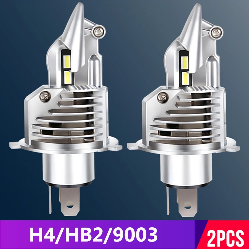 Светодиодные лампы DARKEYE H4 для автомобильных/мотоциклетных фар, 80 Вт, 12 В, 24 В, 6000K, супер светодиодные лампы H4 для автомобильных фар, лампа Светодиодная H4, 9003, лм, DJ