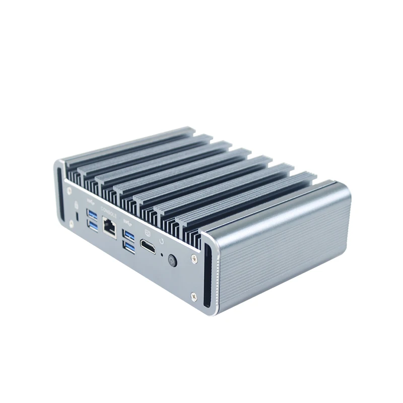 Безвентиляторный 6LAN мини ПК Core i7 7500U i5 7200U 6 Intel i211AT Nic AES NI RJ45 COM pfSense брандмауэр