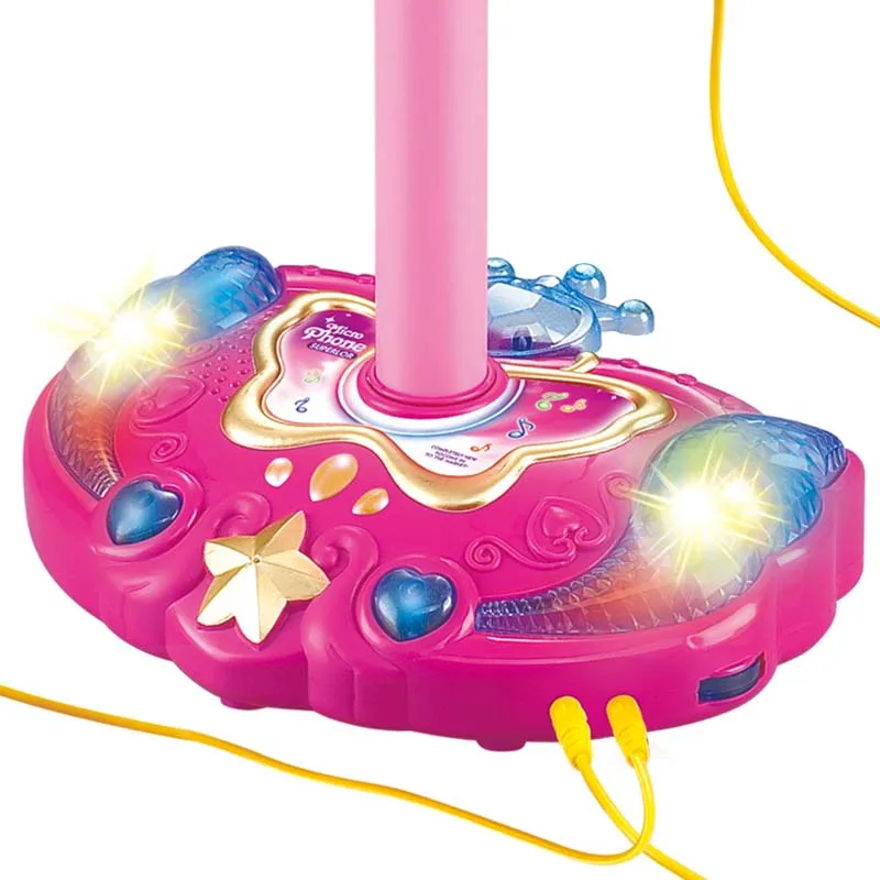 Дети микрофон для караоке Музыкальные инструменты детей Пластик с рисунком