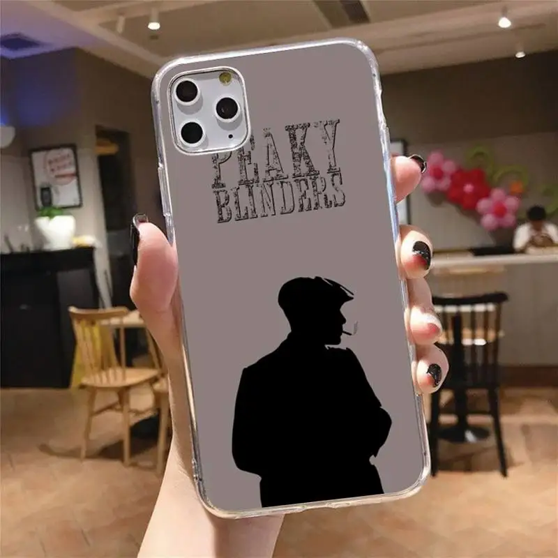 

Peaky Blinders Thomas Shelby Phone Case Transparent for iPhone 6 7 8 11 12 s mini pro X XS XR MAX Plus cover funda shell