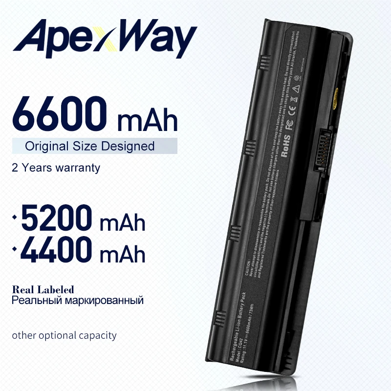 ApexWay Батарея для струйного принтера HP Pavilion dv5 2000 2100 dv6 3000 3100 3200 3300 4000 6000 6100 dv7 4000|battery