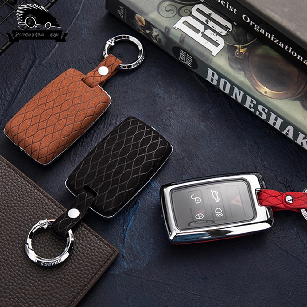 Кожаный чехол-брелок для дистанционного ключа из цинкового сплава чехол-Обложка