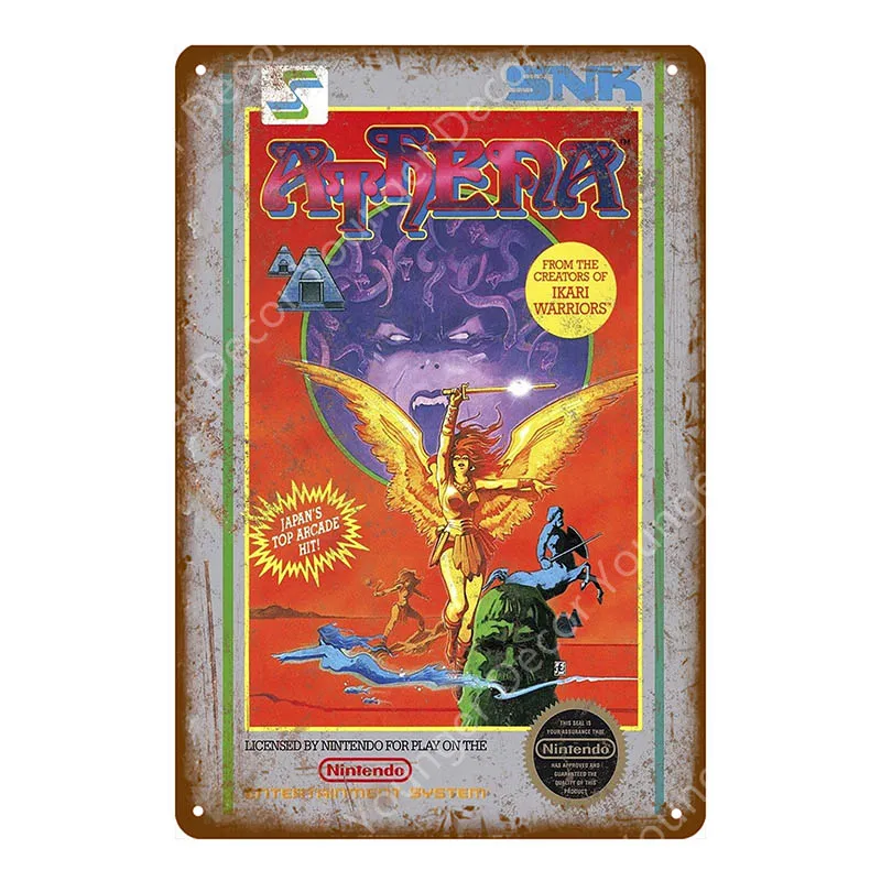 YD8181EI Классический игровой плакат, геймерская Настенная Наклейка для детской комнаты, игровой центр, Декор, винтажные Рекламные Знаки, металлическая художественная живопись, YI-017 - Цвет: YD8181EI