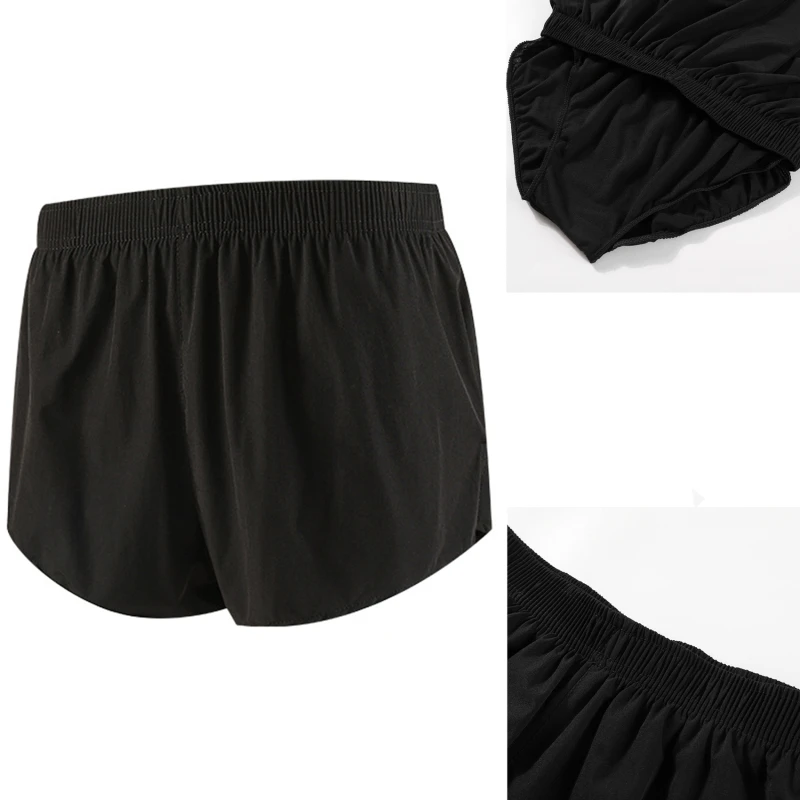 

Casual Men Shorts Elastic Waist Breathable Shorts Summer New Low Rise Black Fitness Quick Drying Shorts Male Comfortable Shorts