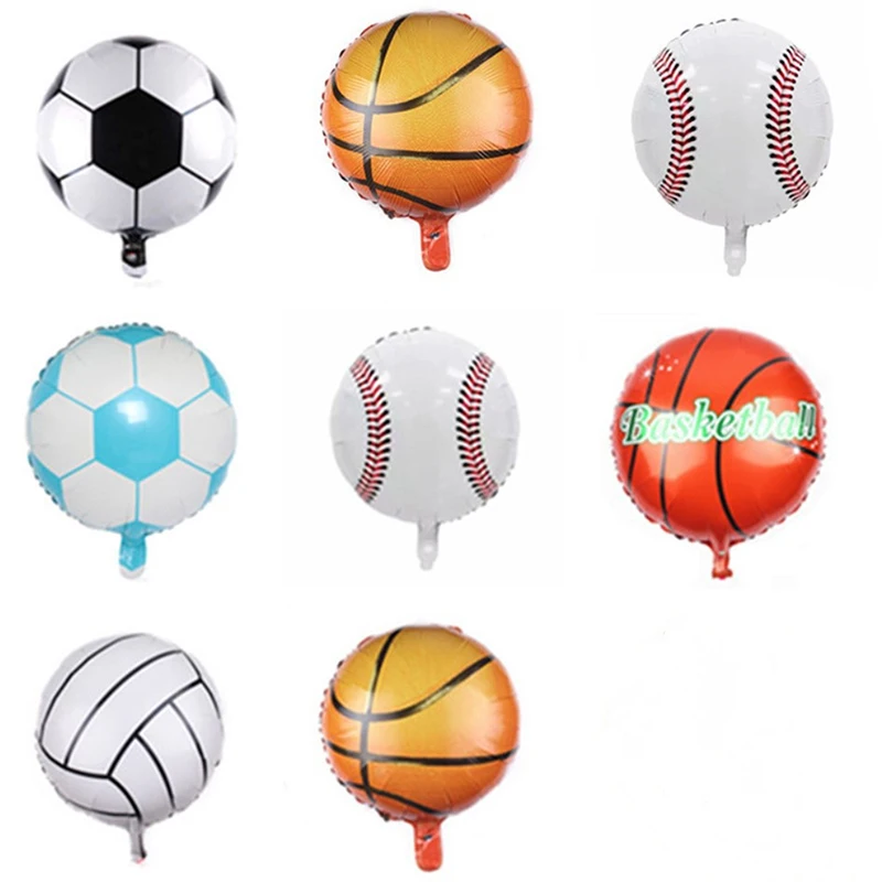 

5Pcs 18Inch Football Balloons Party Decorations Soccer Sports Party Supplies
