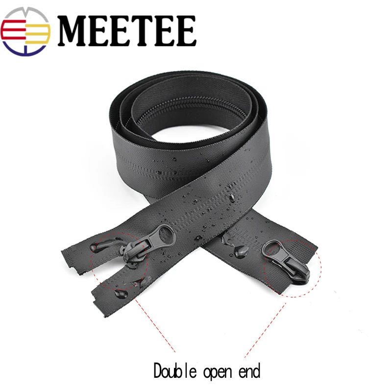 Комплект из 2 предметов Meetee 5 # разъемная застежка молния 20 100 см Водонепроницаемый