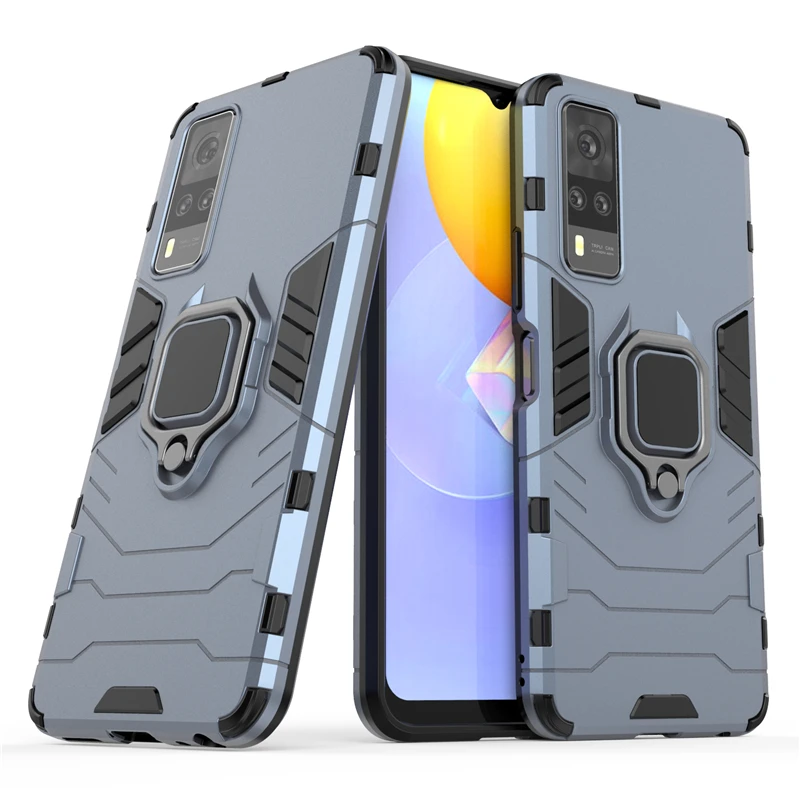 For Capas Vivo Y31 Case For Vivo Y31 Cover Hard Armor Magnetic Phone Case Bumper PC Shockproof Full Cover For Vivo Y31 Fundas