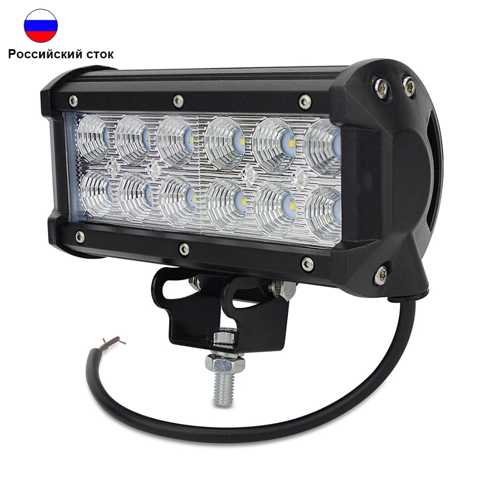 Двухрядная светодиодная балка комбинированный прожектор 4 дюйма 7 дюймов 12 В 24 4x4