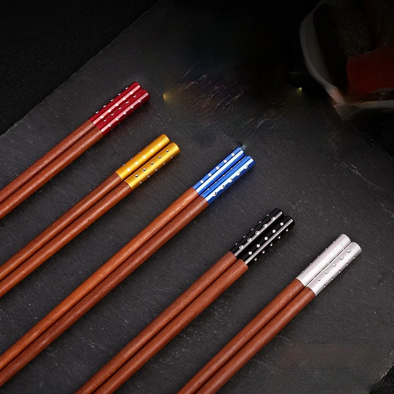 

Reuseable Chinese Chopsticks Creative Simple Non Slip 10 Pairs Chopsticks Set Wood Modern Palillos Kitchen Gadget Sets EI50KZ