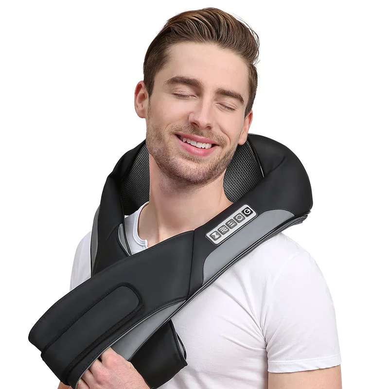 Массажер шейного отдела массажная шаль перезаряжаемый для плеч и шеи горячий