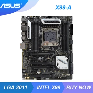 asus x99 a lga 2011 v3 v4 mining motherboard x99 x99m ddr4 ig ecc 64gb m 2 kit xeon e5 2620 v4 core i7 cpus 4×pci e x16 usb3 atx free global ship