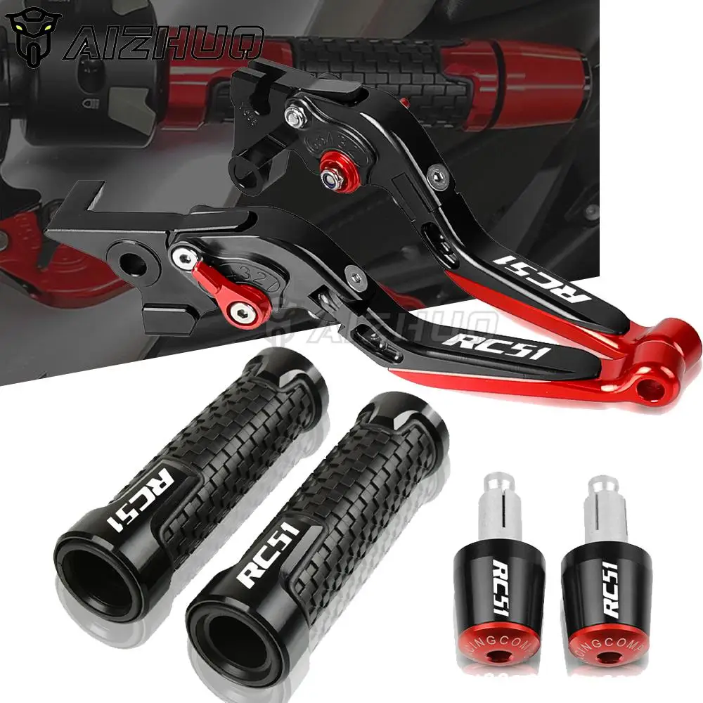 

Motorcycle FOR HONDA RC51 RVT1000SP SP-1 SP-2 RC 51 Adjustable Brake Clutch Levers Handle Bar End Hand Grips Ends 2000 2003 2006