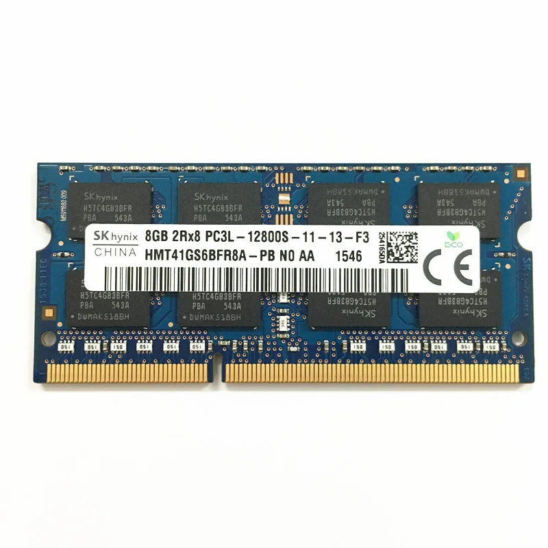 Sk hynix DDR3 ОЗУ 8 Гб 2RX8 PC3L 12800S 1600 МГц 1 35 V ноутбук оперативной памяти ddr3|Оперативная