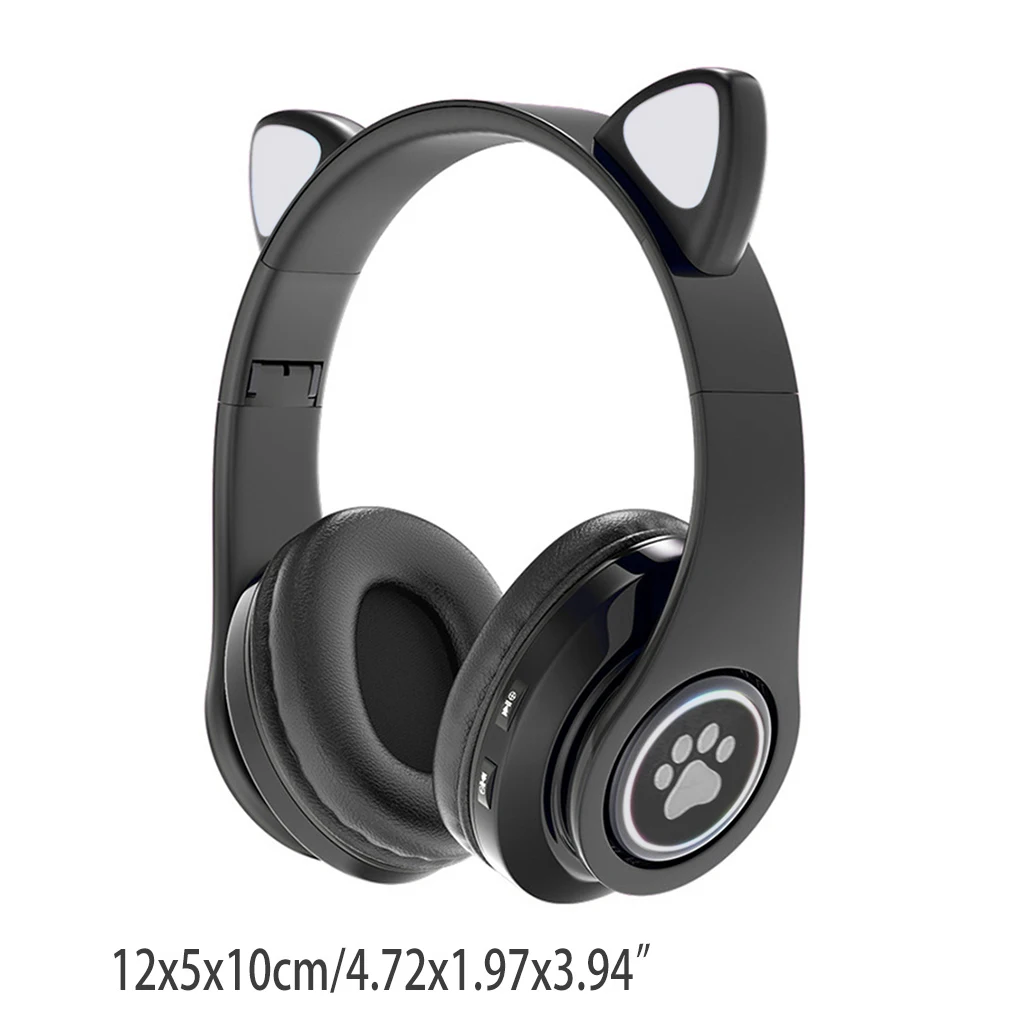 Bluetooth-Совместимость 5 0 беспроводная гарнитура с кошачьими кроличьими ушками